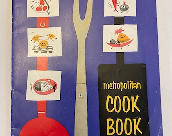 1957 Vintage Cook Book Booklet Metropolitan Cook Book