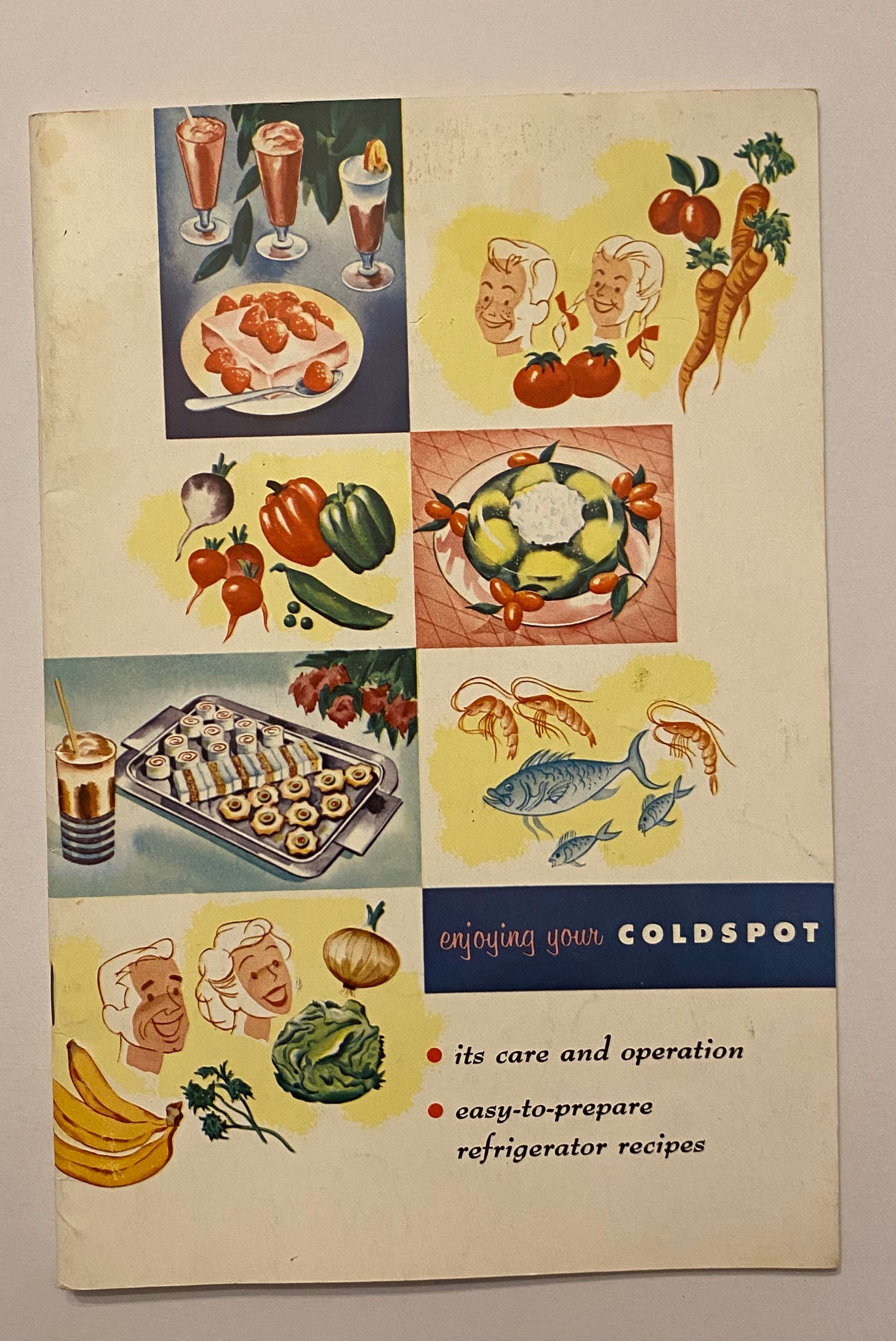 Vintage Sears Coldspot Freezer Owner's Manual Care Operation