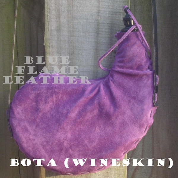 Leather Bota Bag 1 liter, wine skin