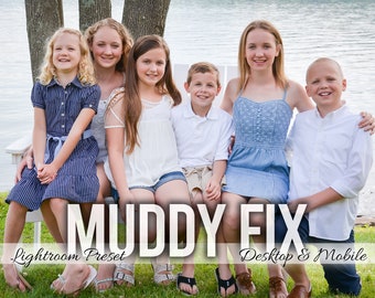 Muddy Fix Lightroom Preset: Warm Portrait Editing (Desktop & Mobile)