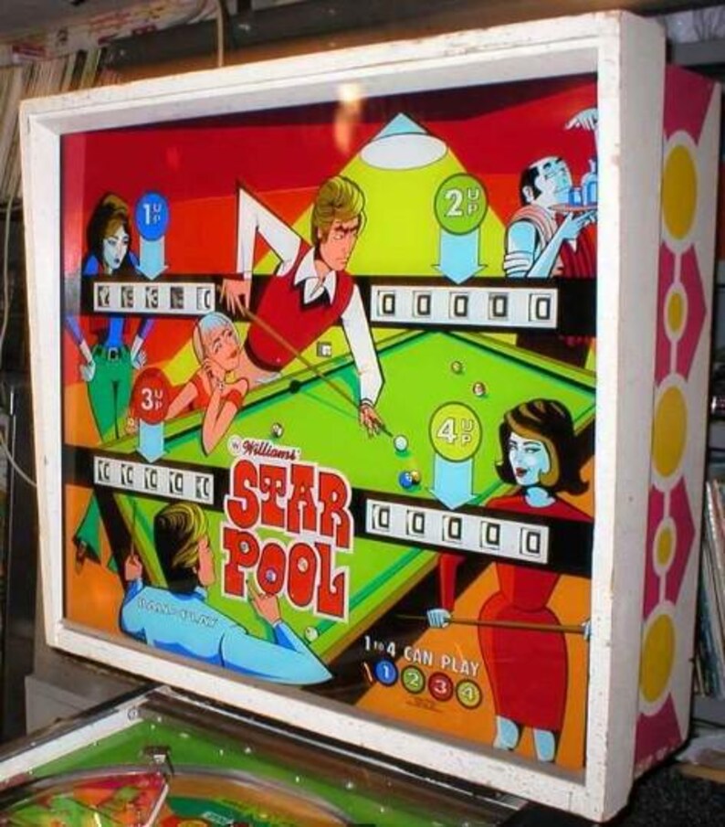 Spot Pool Pinball Retro Glow Pinball Art | 8