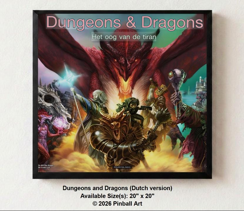Vintage Dungeons and Dragons Poster - Etsy