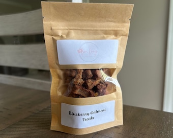 Blueberry Oatmeal All Natural Dog Treats - Sample Size