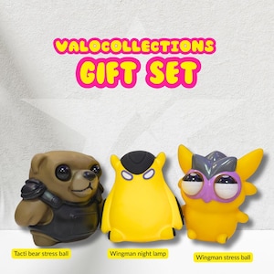 GIFT SET Tactibear and wingman stress toy Valorant inspired toy |  Valorant flex in real life