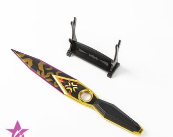 Champions kunai cosplay toy blunt valo  3d printed alloy