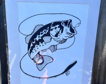 Bass wall decor
