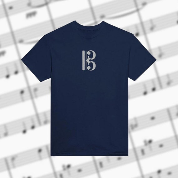 Alto Clef T-Shirt Play Rest Repeat Funny Viola Music Tee Alto Clef T-Shirt Play Rest Repeat Funny Viola Music Tee