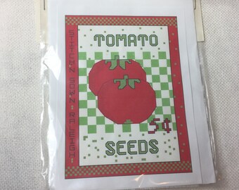 In the Stitch of Time 'Tomato Seeds' Vintage Cross Stitch Kit #STSP506 Dated 1996