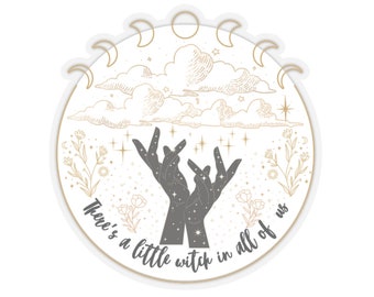 Witch Practical Magic Kiss-Cut Stickers