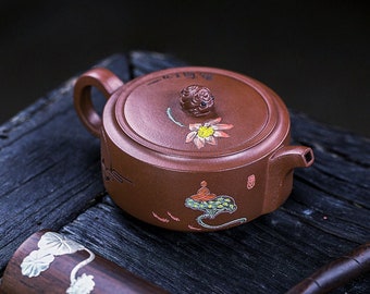 Yixing Handgemachte Zisha Teekanne [Yiqie You Wei] 250ml | Lila Ton Teekanne | Kungfu Teekanne | Chinesische Teekanne
