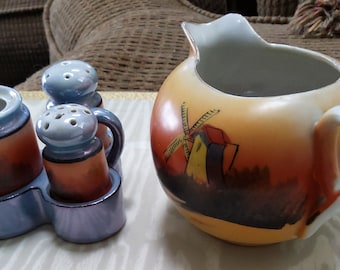 Made in Japan handpainted kichen condiment collectibles