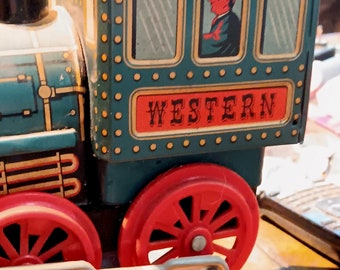 Western tin locomotive
