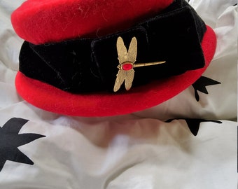 Red hat with dragonfly