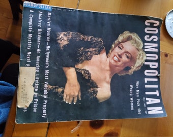 1953 Marilyn Monroe cover Cosmopolitan Magazine