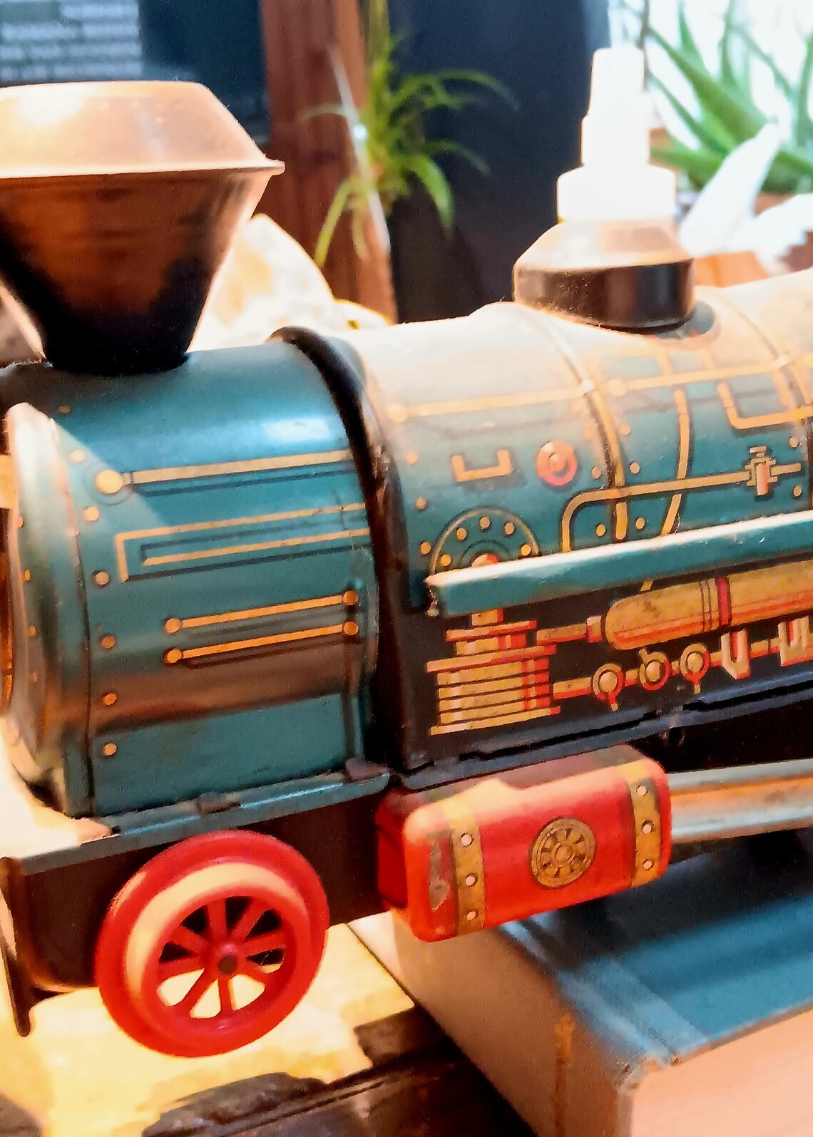 Western Tin Locomotive - Etsy