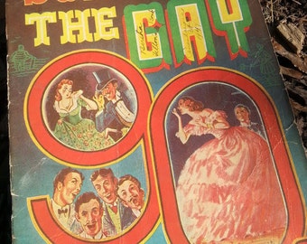 Sheet Music Pamphlet The Treasure Chest of Songs of the Gay 90's