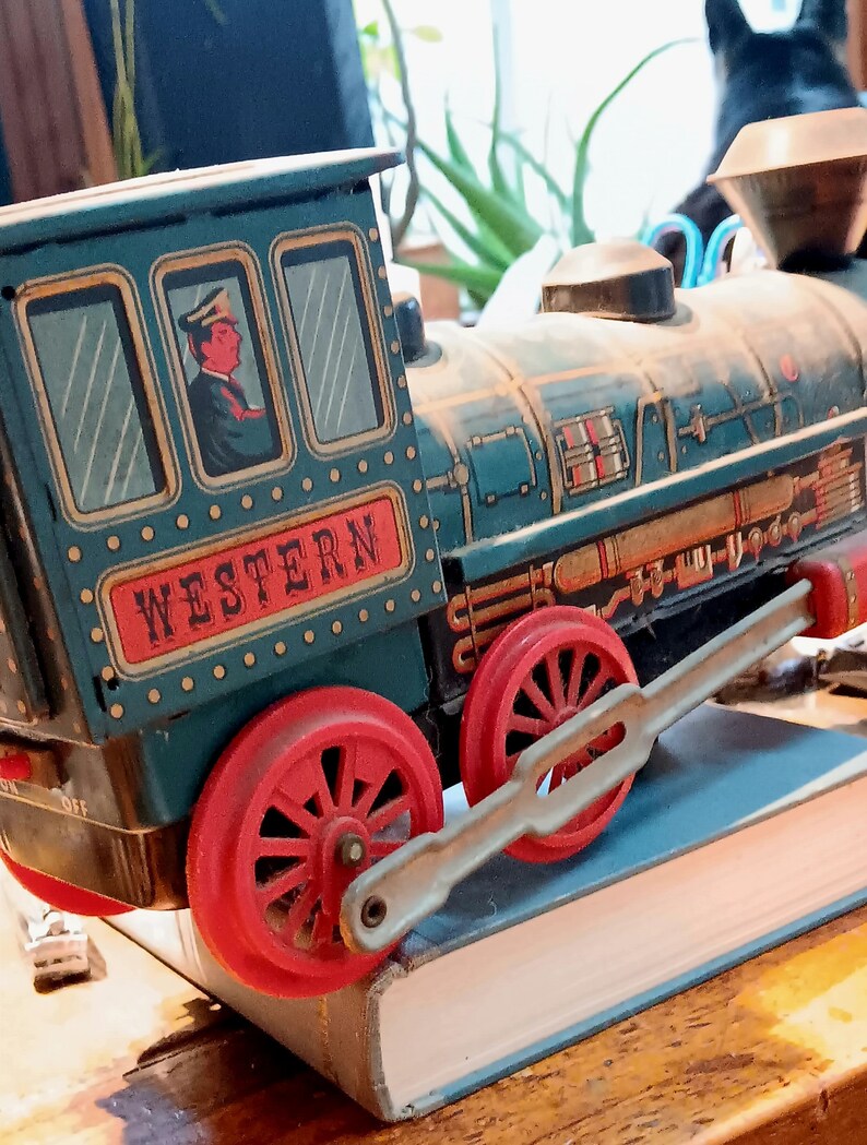 Western Tin Locomotive - Etsy
