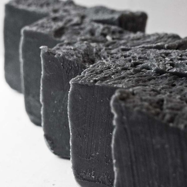 Activated Charcoal Soap - Unscented, Uncomplicated Detox (with bentonite clay)