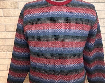 Suéter vintage Pendleton de lana Shetland: Talla XL, raro, fabricado en EE. UU.