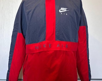 Vintage NIKE Anorak Jacket Half Zip 2000's Sport Retro Style Size L-XL Windbreaker