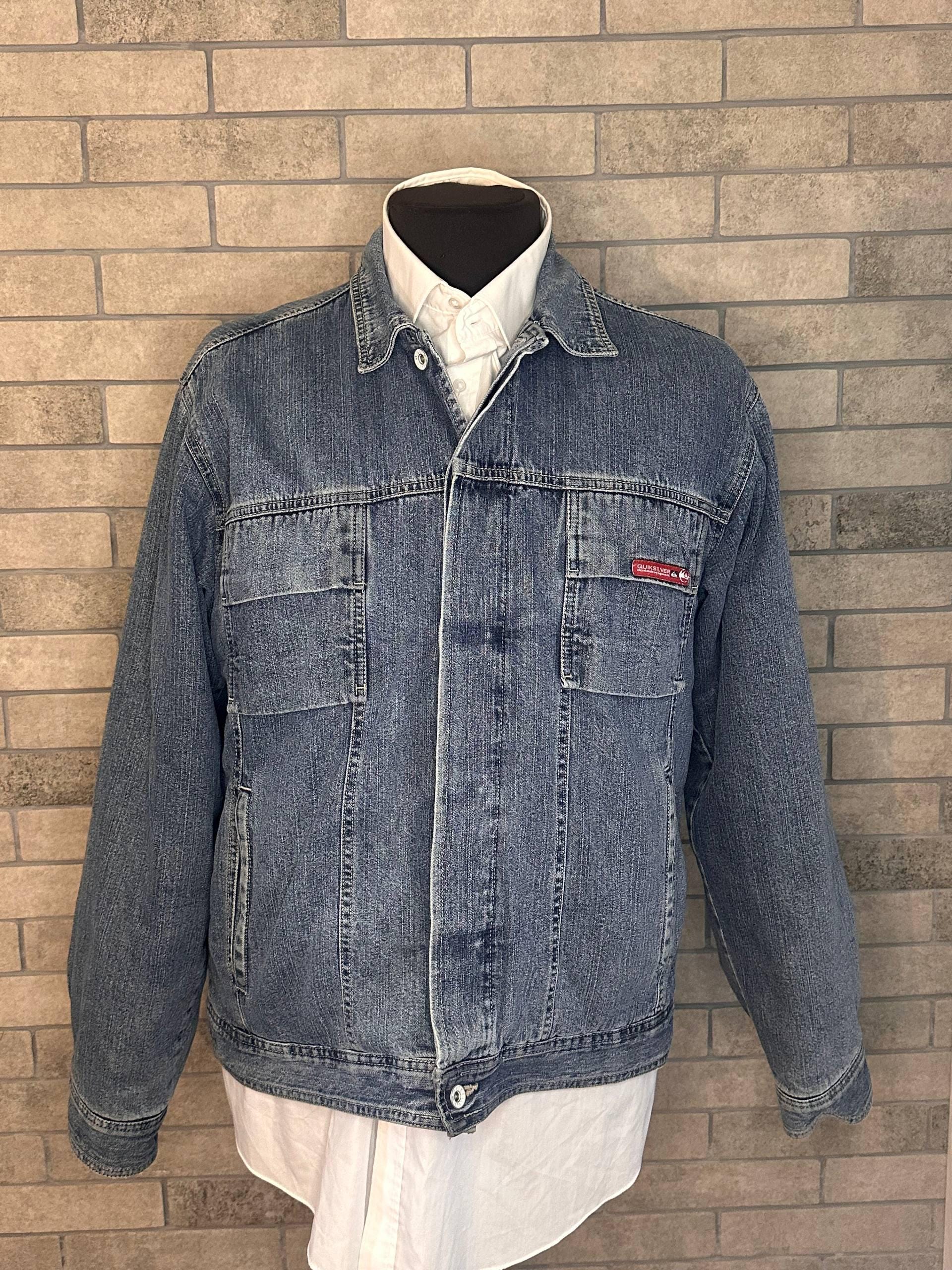 QUIKSILVER デニムジャケット USA製 80s ヴィンテージ Quicksilver Denim Jacket - Etsy