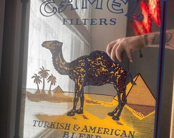 Винтажный редкий зеркальный CAMEL сигаретный мерч 50х40 - Etsy