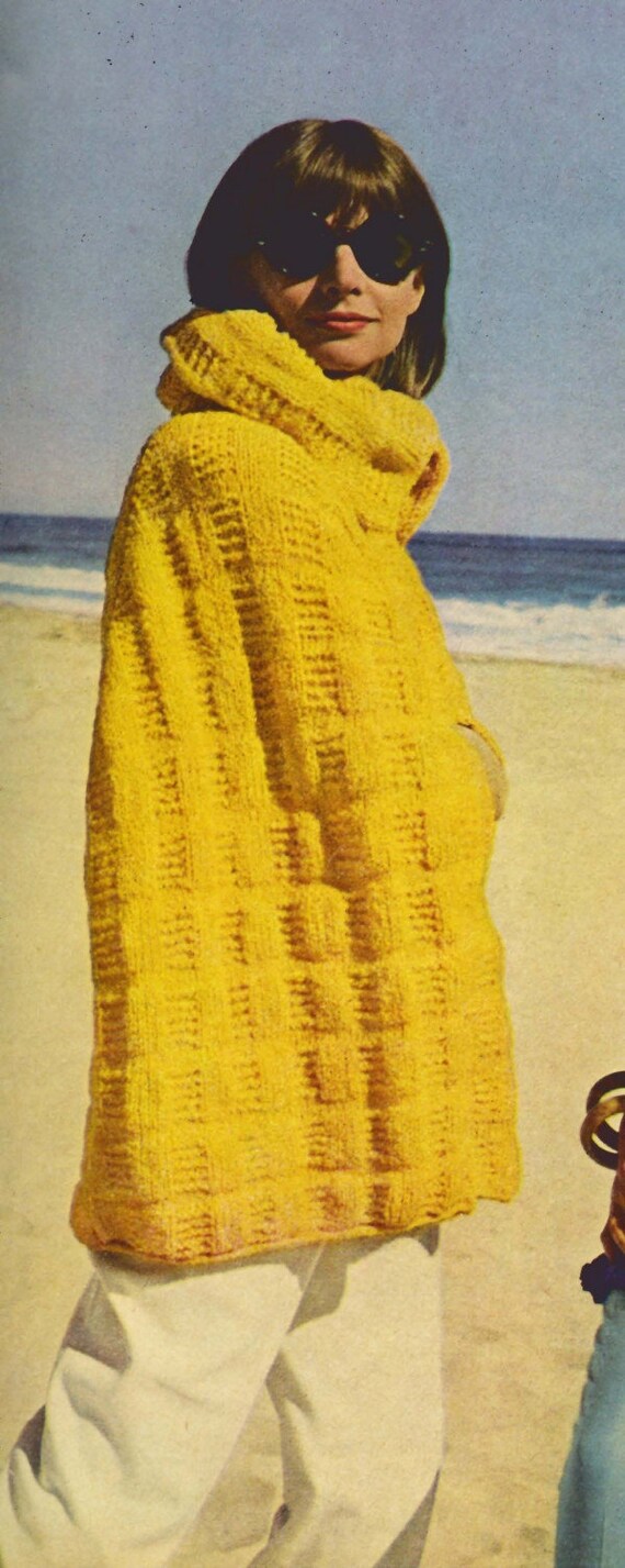 Knit Beach Cape