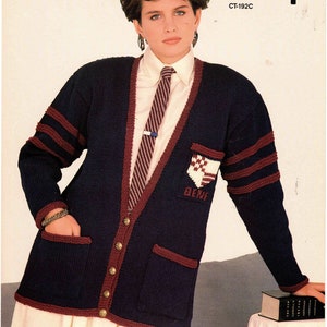 BOOKLET - Tahki Yarns - Varsity Cardigan
