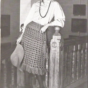 PONCHO - Crochet Poncho / Mini Skirt Pattern (Download)