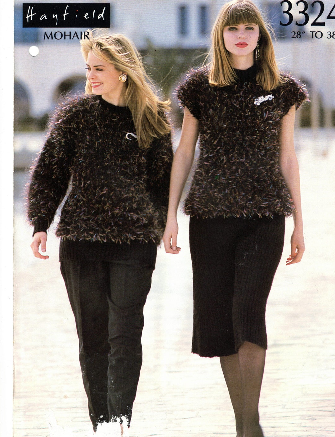 Knitting Pattern Mohair HAYFIELD 3324 Etsy