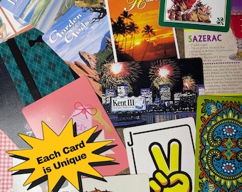 Ephemera Playing Cards: 30 Assorted Vintage Cards for Collage & Junk Journals
