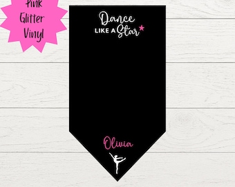 Custom Dance Banner Personalized with Name, Gift for Dancer, Competitive Dance Pins Holder, Dance Award Display