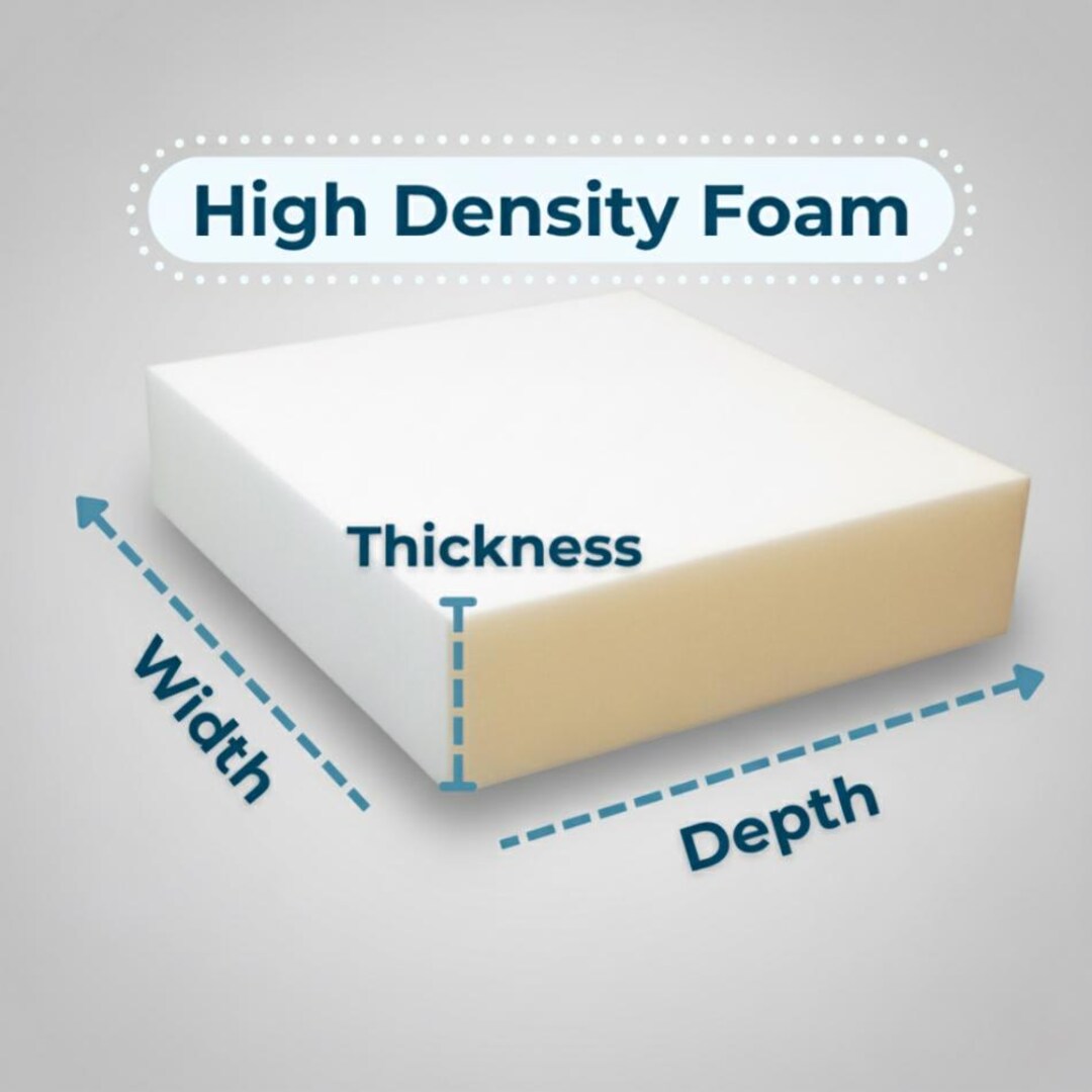 Upholstery Foam Cushion 4"x27"x35" - 44ILD Firm Density Made In USA
