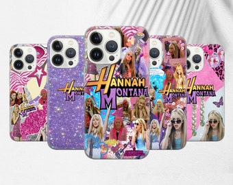 Hannah Montana Phone Case, Pink Montana Fan Cover iPhone 15 14 13 12 Pro 11 XR SE, Samsung S23 S22 A73 A53 A13 A14 S21 Fe S20, Pixel 8 7 6A