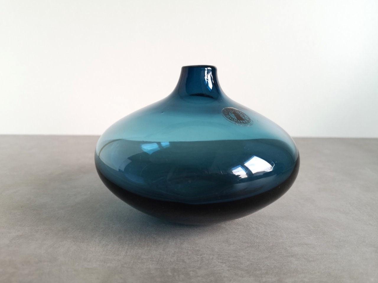 Blue ikea vase