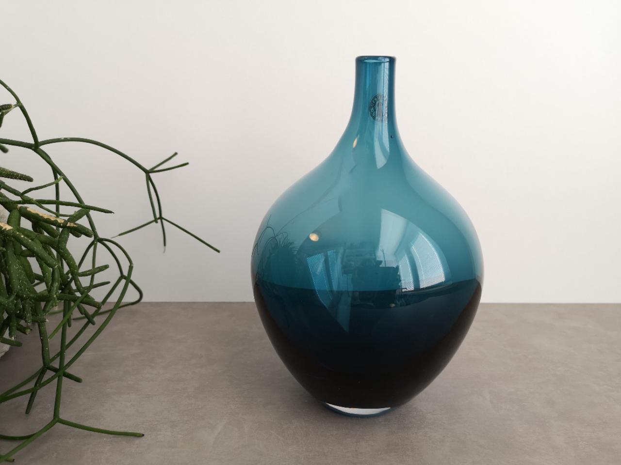 Vintage IKEA Turquoise Salong Vase, Designed by Johanna Jelinek