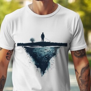 Dive Deep Man Fishing T-shirt, Good Quality Present, Fishing Gifts, Fisherman T-shirts | Angling Shirts,  Angler Shirt, Love Fishing