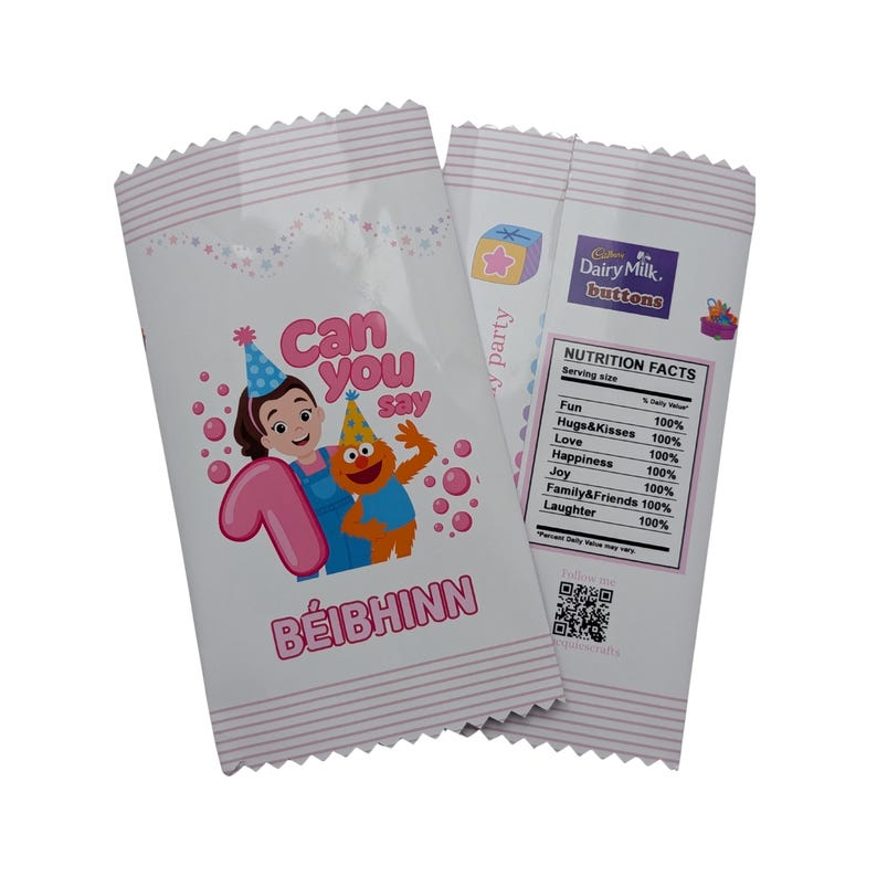 Personalized Ms Rachel Birthday Party Favors, Sweets & Labels - Etsy