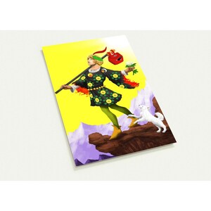 Lot de 10 cartes de voeux esprit/fou