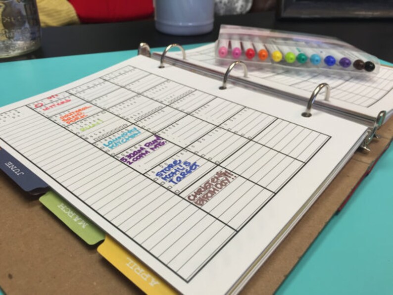 Vertical Everyday Planner Refill Pages Etsy