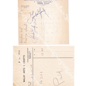 Vintage Travel Digital Download, Printable Scrapbook to Singapore Ephemera Sheets, French Theater & Museum Tickets, Reciepts, Travel Journal image 5