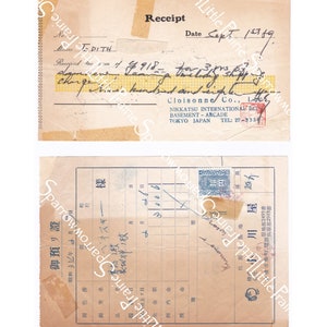 Vintage Travel Digital Download, Printable Scrapbook to Singapore Ephemera Sheets, French Theater & Museum Tickets, Reciepts, Travel Journal image 3