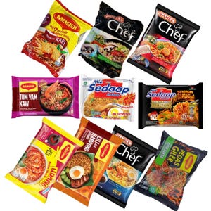 Malaysian Instant Noodle Mix of 10 packs