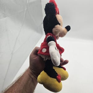 Disney Parks Minnie Mouse Plush Stuffed Animal Red Polka Dot Dress Bow Toy WDW image 9