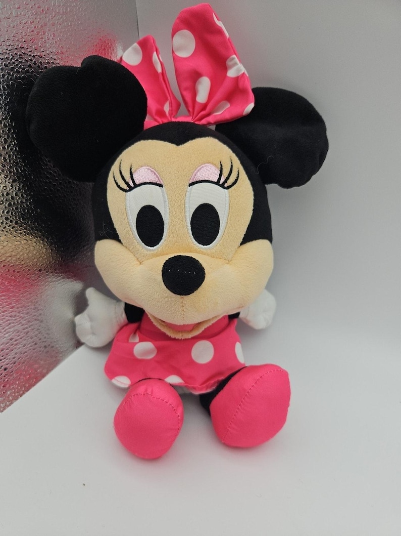Fisher Price Minnie Mouse Plush Small Disney Stuffed Animal 2013 10" image 1