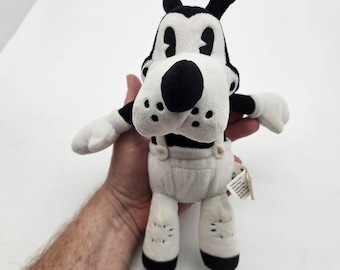 PhatMojo Bendy Ink Machine Boris Dog Plush Stuffed Toy Small White Black Cute