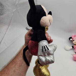 Ty Sparkle Mickey Mouse Plush 14" Disney & Disney Parks Princess Minnie Mouse image 6