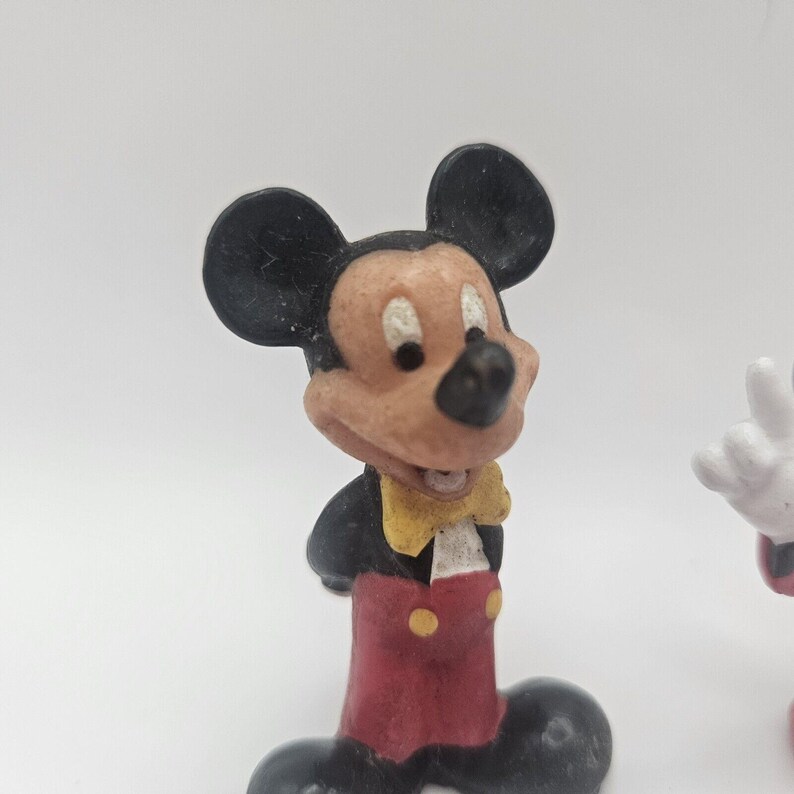 VTG Disney Mickey Mouse 7 Figures Sorcerers Fantasia PVC STEAMBOAT Applause image 8