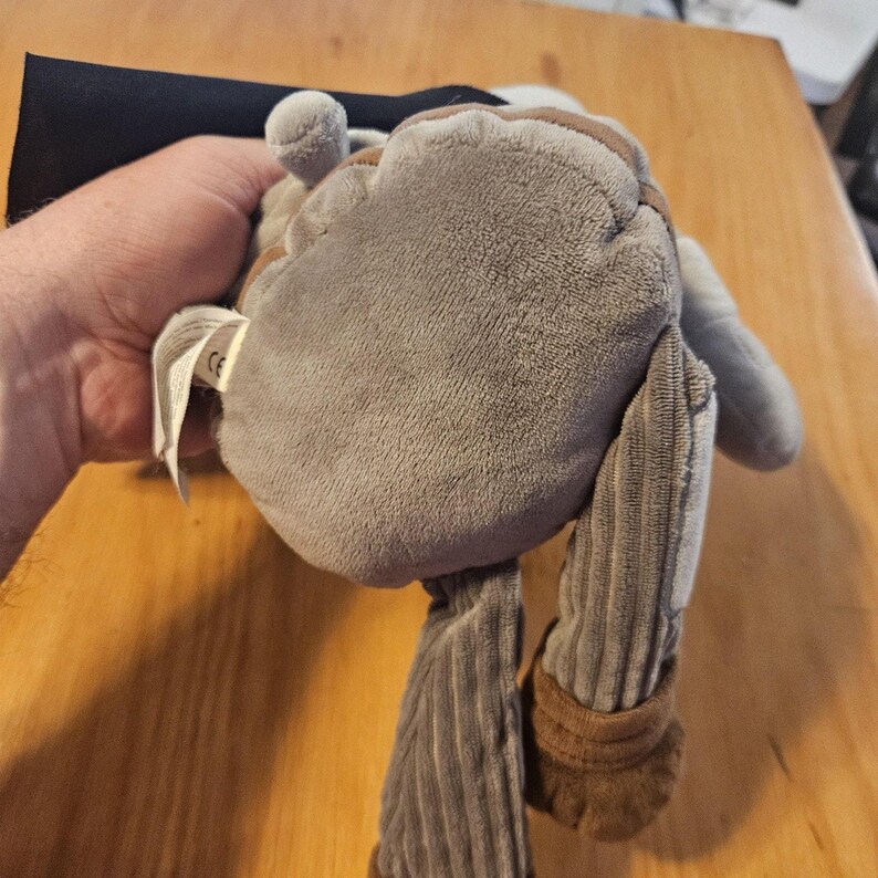 Scentsy Star Wars The Mandalorian Plush Stuffed Doll Toy Medium Gray Cape zdjęcie 7