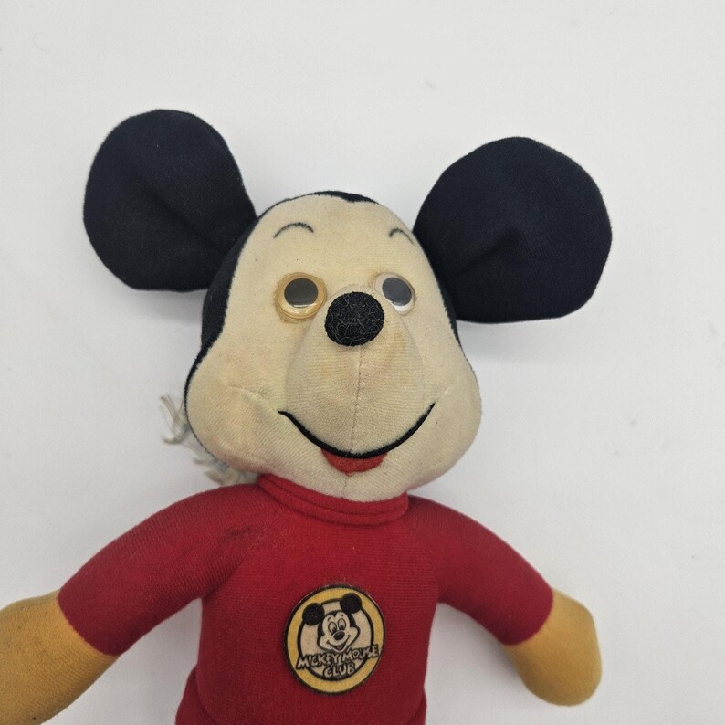 Vintage 1978 Knickerbocker Walt Disney Mickey Mouse Club & Minnie Plush Dolls image 12